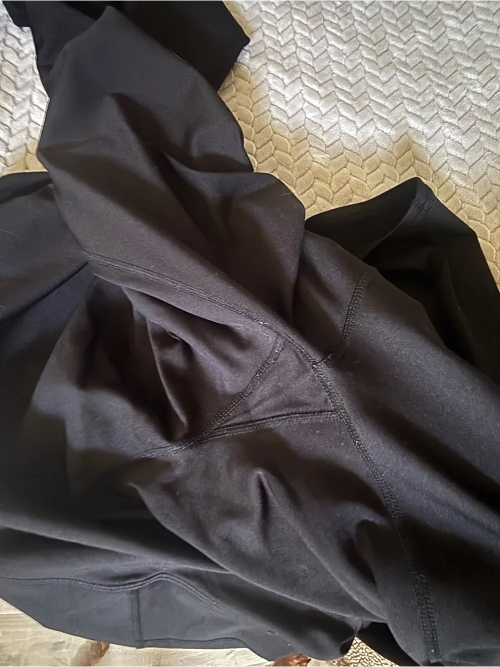 Athleta Black High-Rise Performance Leggings XL - Picture 3 of 4